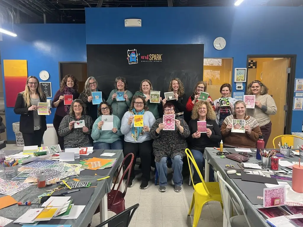 Women's Gratitude Gathering- thank you cards made by participants