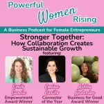 Emily Garcia keynote speaker and winner of the Empowerment Award speaking on Powerful Women Rising Podcast.